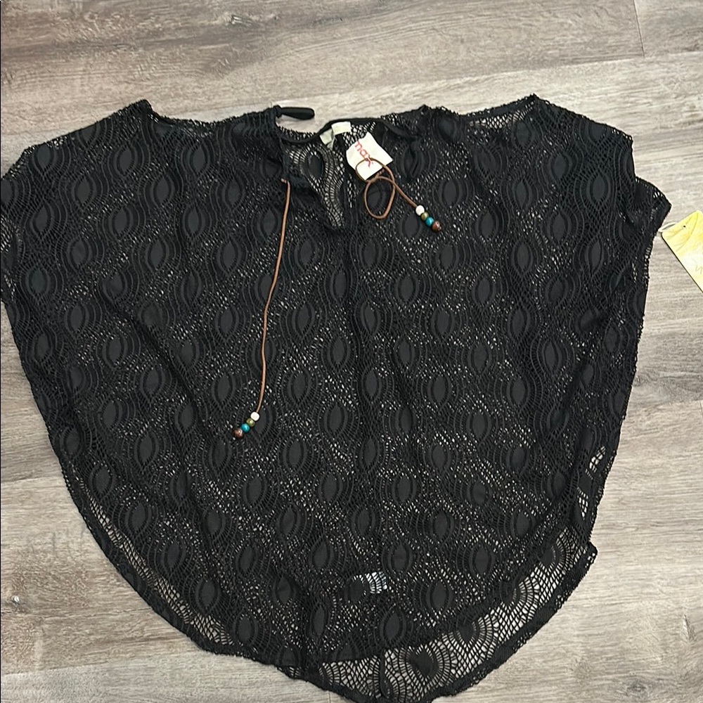 Bathing Suit beach coverup size XS black